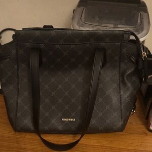 Nine West Charcoal Patterned Handbag